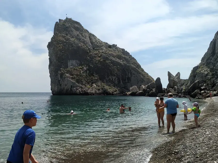 Пляж в Симеизе